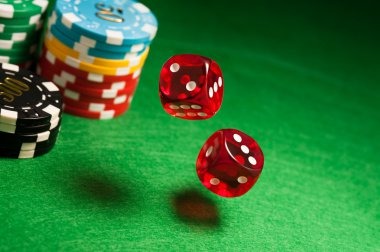 Live dealer studio with multiple camera feeds
