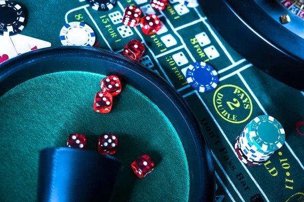 Live dealer baccarat studio on mandiribet with multiple camera angles showing card table